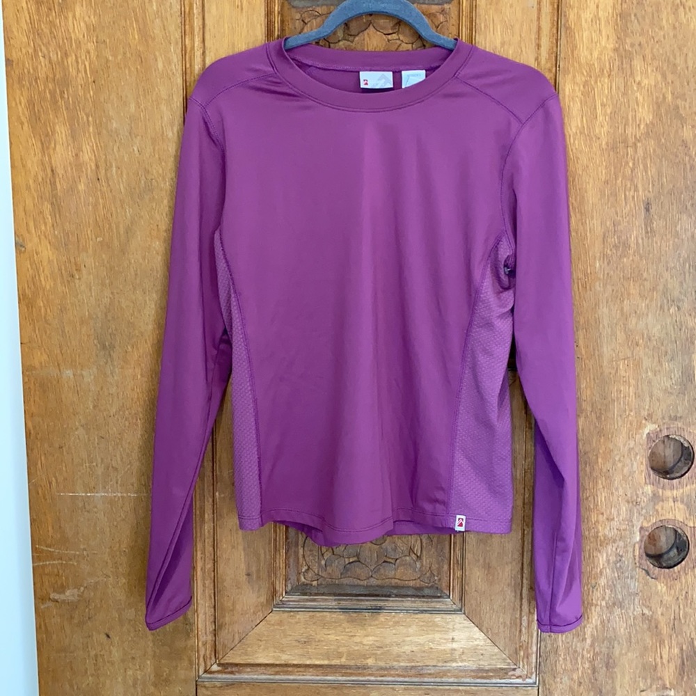 Alpine Design LARGE purple long sleeve base layer